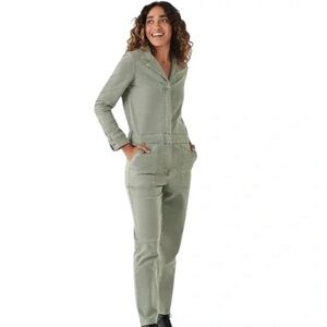 Faherty Sage Green Jumpsuit